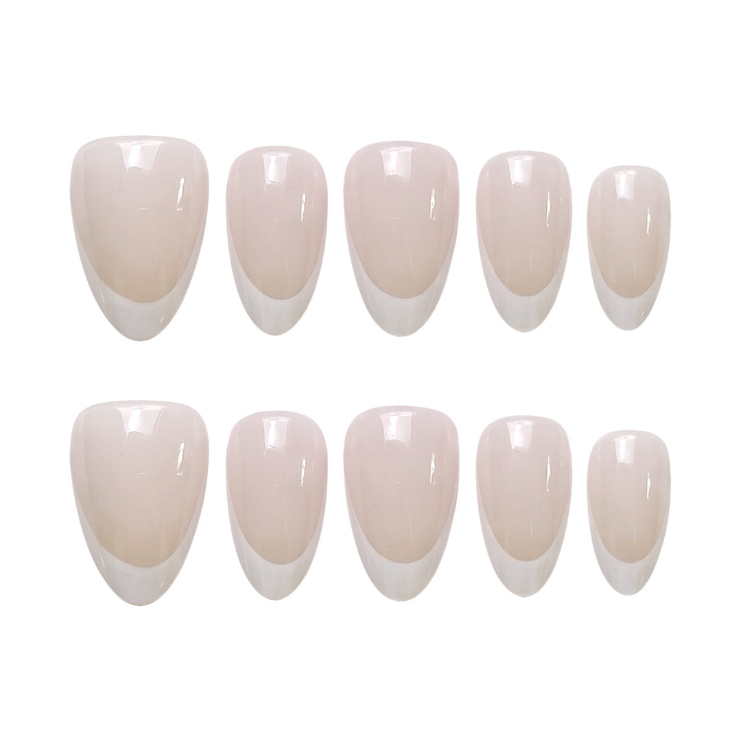 French Tip Press-On Nail Set