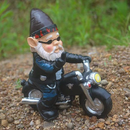 Garden figure in motorcycle look Kalsten