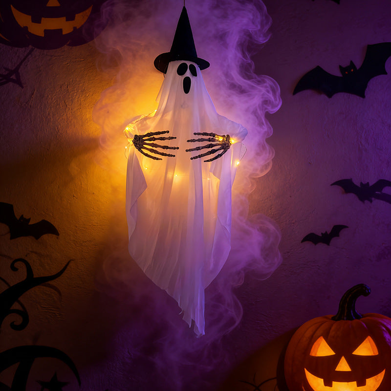 Decorative Halloween Ghost with LED Lights