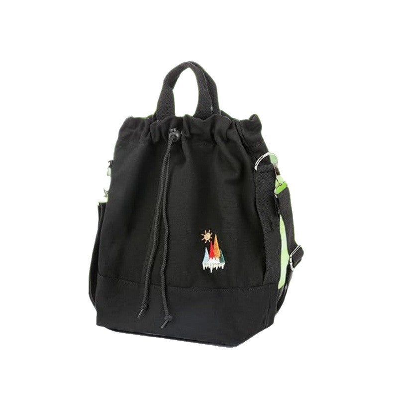 Leisure backpack with decorative embroidery and adjustable carrying system Kalsten