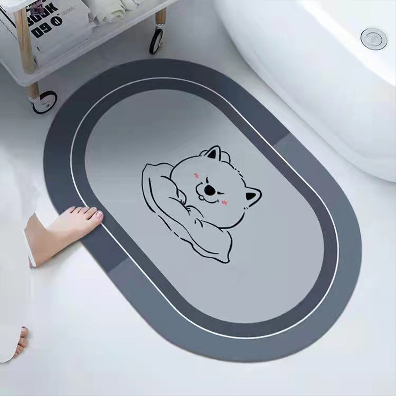 Modern Abstract Bath Mat