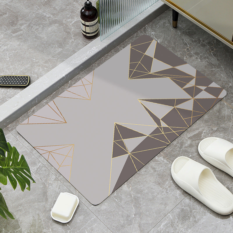 Modern Minimalist Bathroom Mat Kalsten