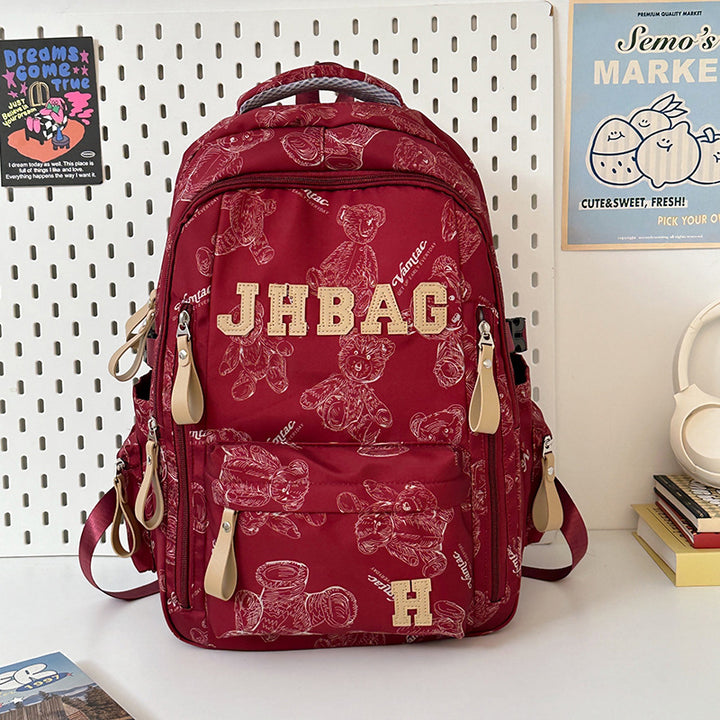 Playful Graphic-Printed Backpack