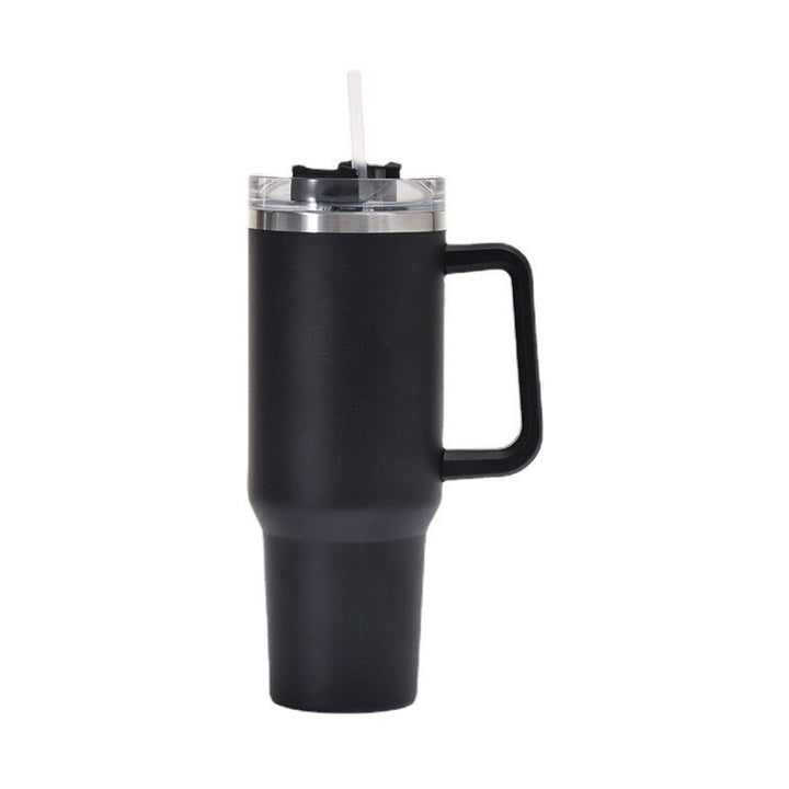 Women's insulated cup with straw and ergonomic handle Kalsten