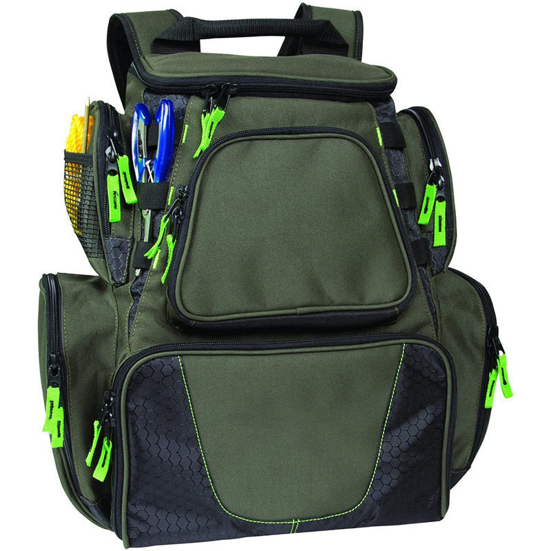 Multi-Compartment Fishing Gear Storage Backpack Kalsten