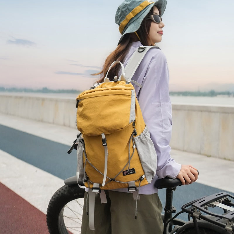 Lightweight Multi-Pocket Backpack with Detachable Pouch Kalsten