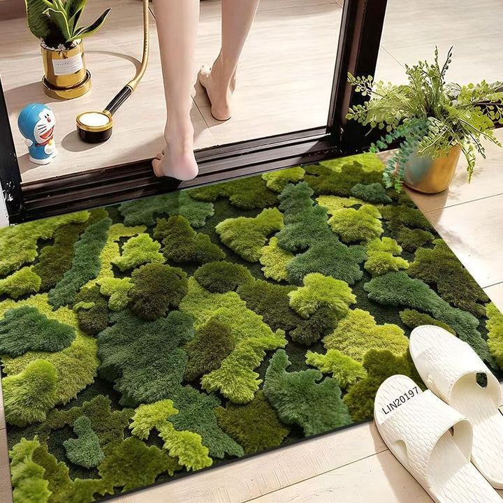 Artistic floor rug