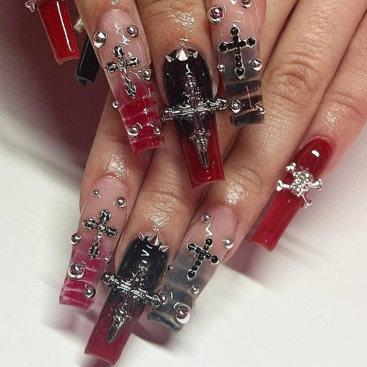 Creative Nail Art Set with Gothic Design Kalsten