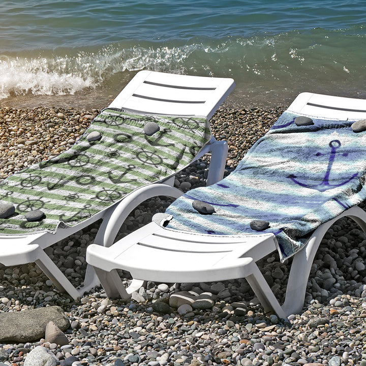 Beach towel made of skin-friendly microfiber with a creative pattern mix Kalsten