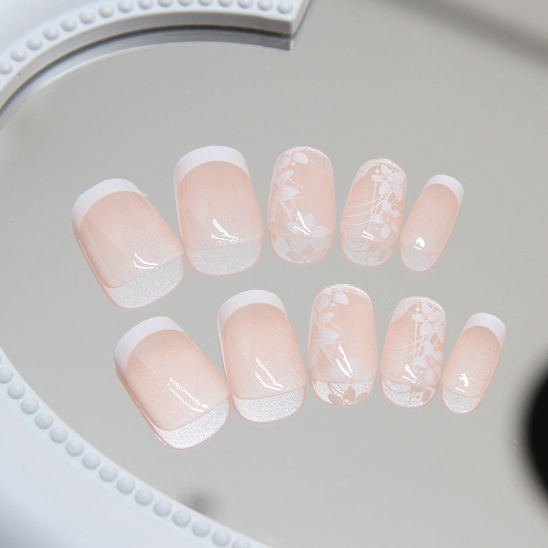 Floral Design Press-On Nail Tips Kalsten