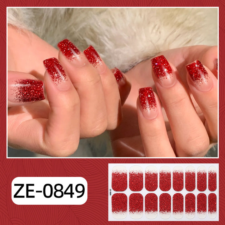 Glamorous Glitter Ombre Nail Wraps