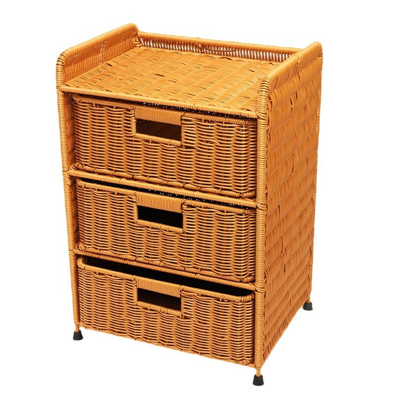 Multi-Drawer Woven Storage Chest Kalsten