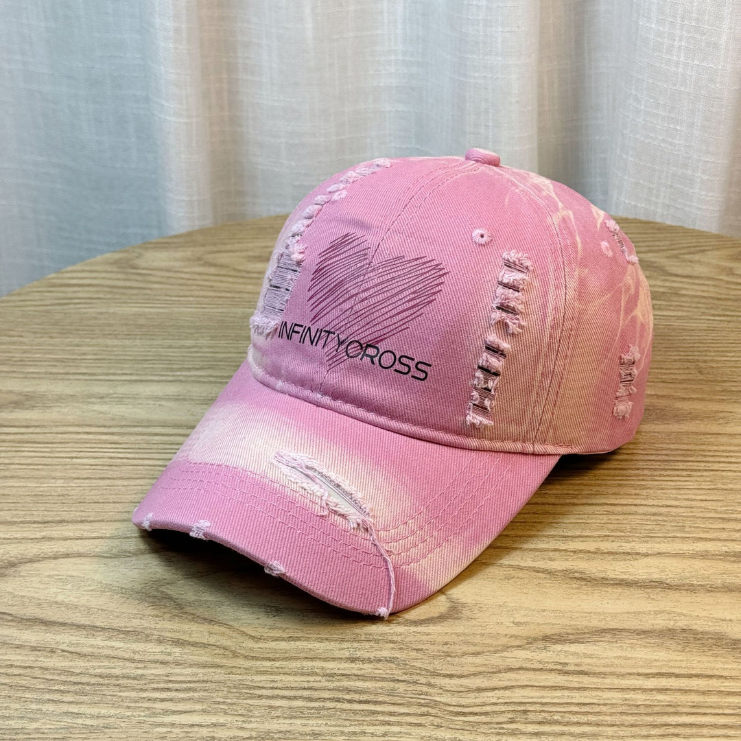 Distressed Graphic Baseball Cap