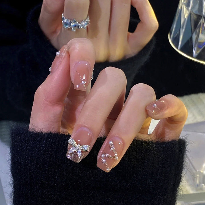 Decorative Press-On Nail Art Set