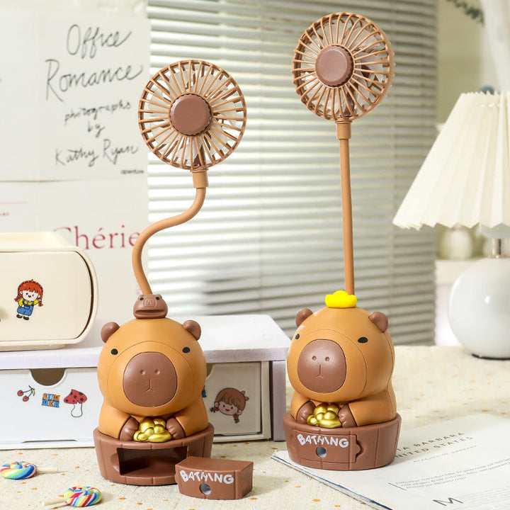 Women's Portable Mini Fan in Cute Bear Design Kalsten