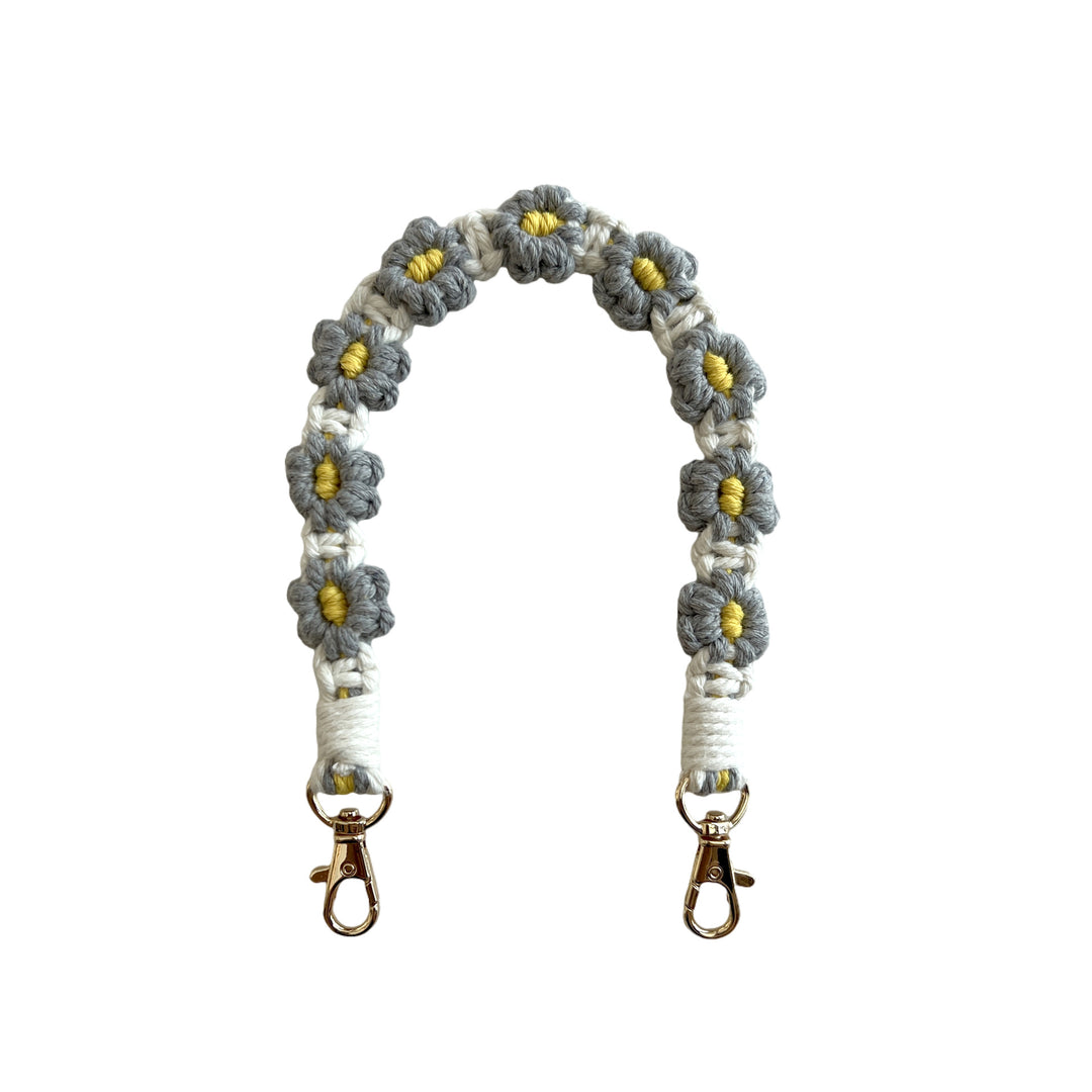 Floral Macrame Keychain Strap Kalsten
