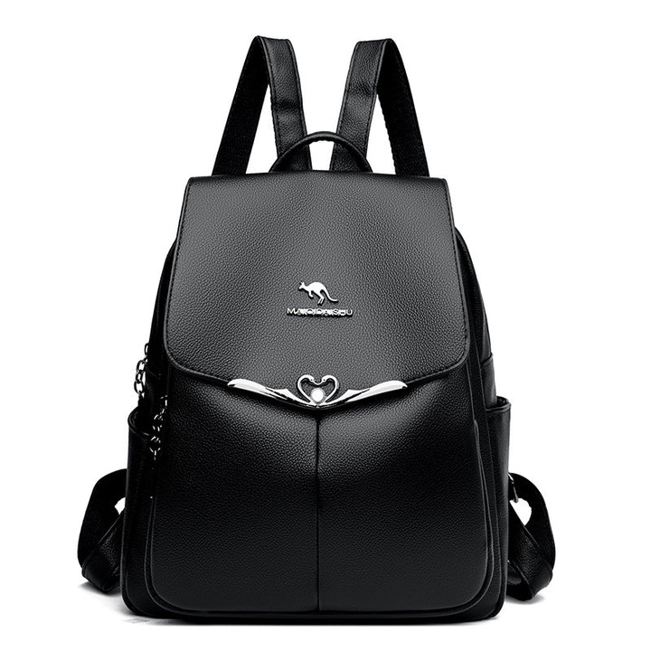 Stylish Heart Accented Backpack