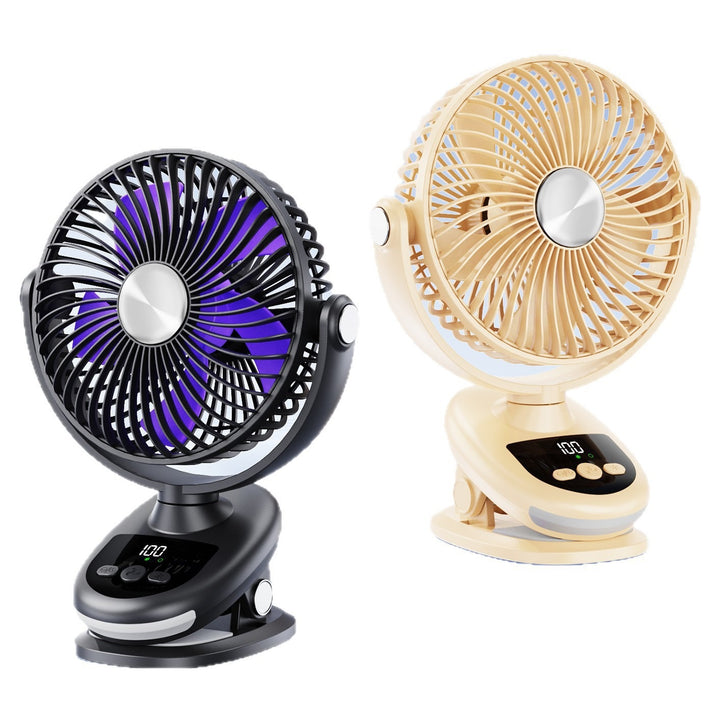 Unisex Portable Table Fan with LED Display and Touch Control Kalsten