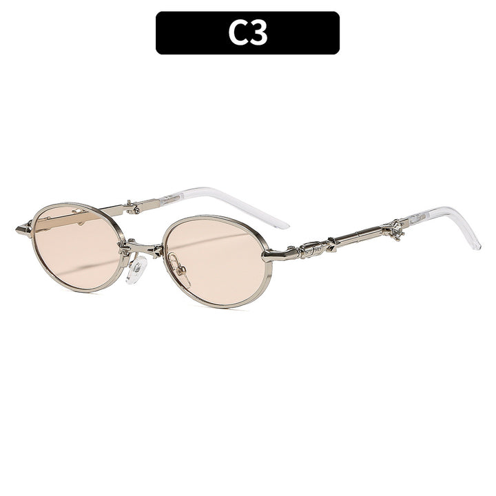 Designer Oval Frame Sunglasses