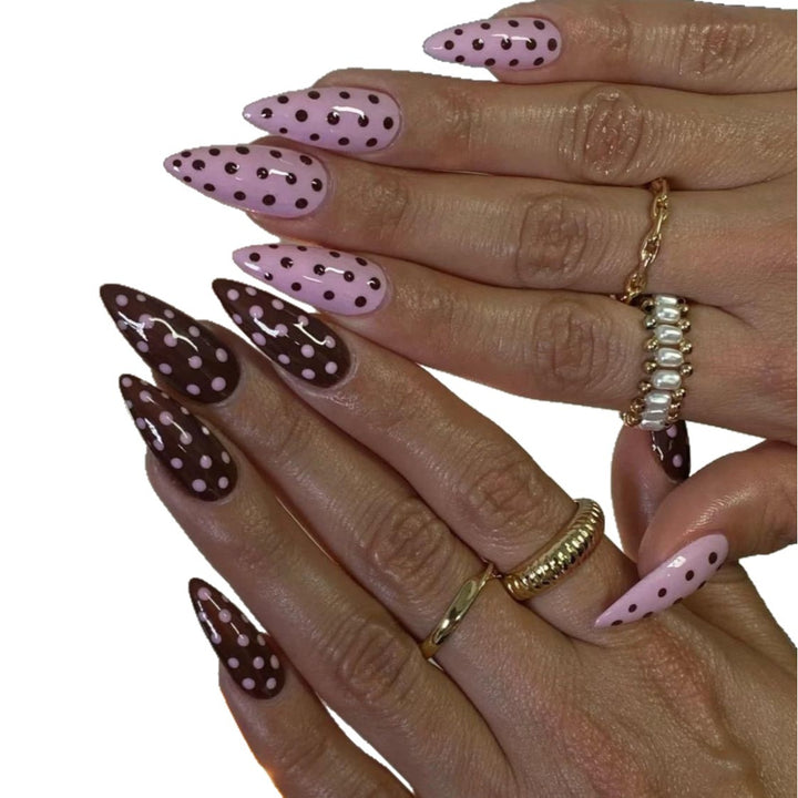 Chic Decorative Press-On Nail Enhancements Kalsten