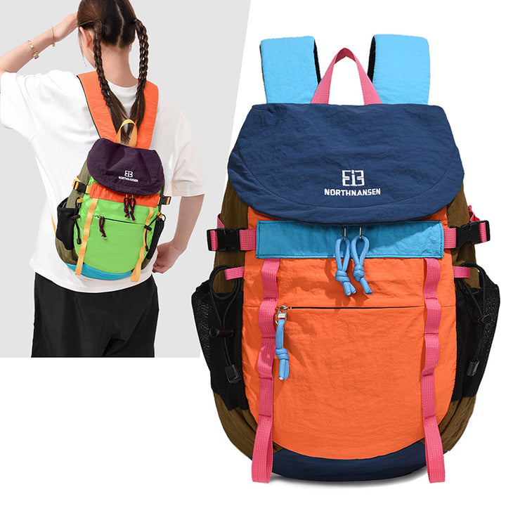 Colorful Multi-Pocket Hiking Backpack Kalsten