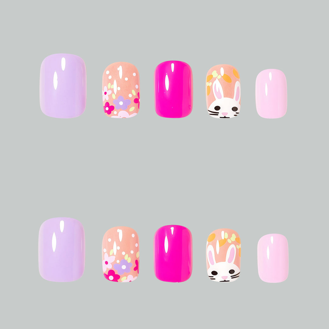 Floral Themed Nail Art Design Kalsten