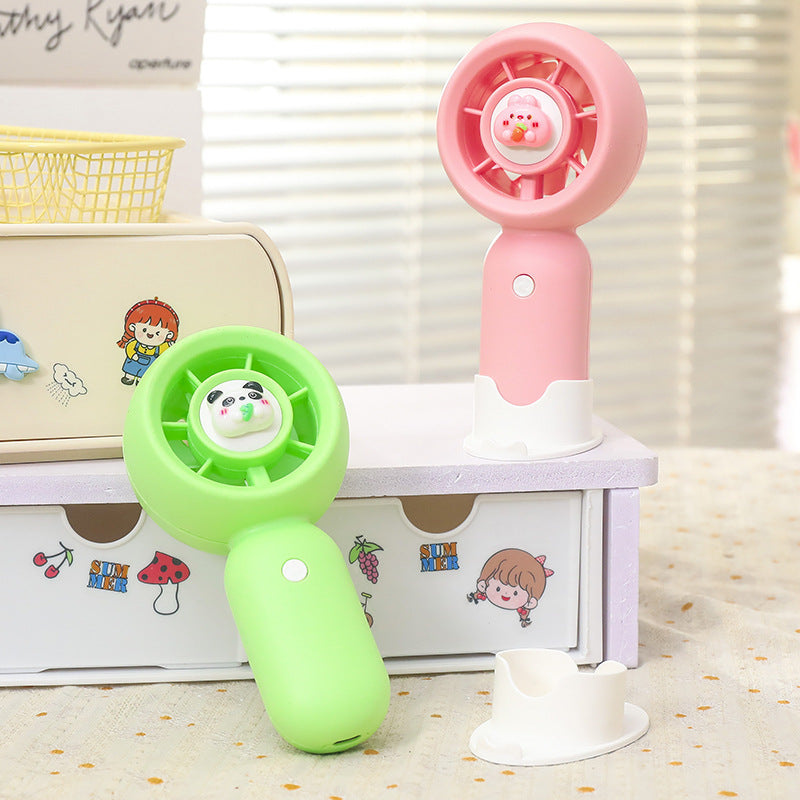 Ladies portable handheld fan with animal design Kalsten