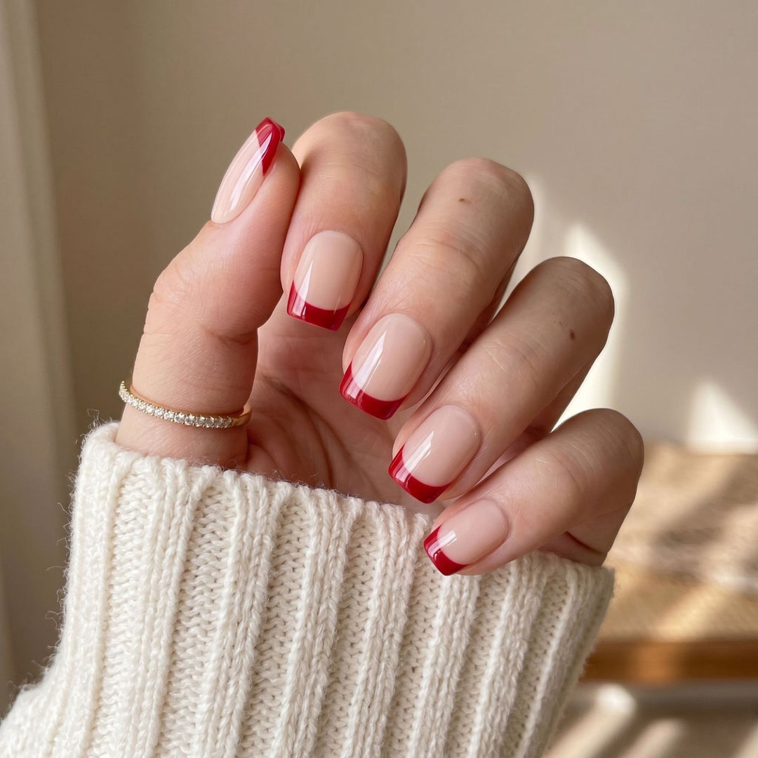 Chic French Tip Nail Enhancements Kalsten