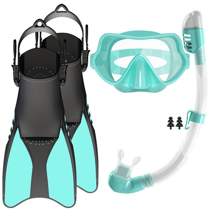 Snorkel set with high-quality fins and ergonomic diving mask Kalsten