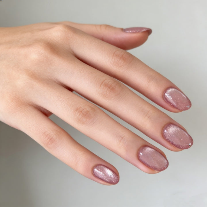 Glittering Glossy Nail Enhancements