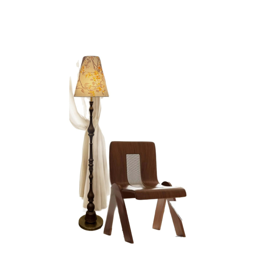 Floral Pattern Floor Lamp