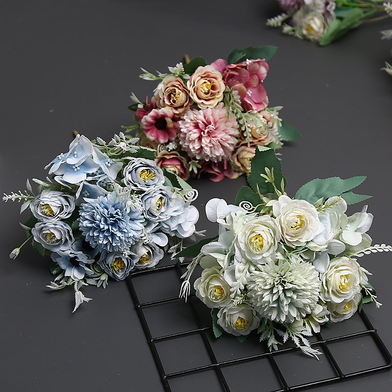 Lifelike Floral Bouquet Arrangement