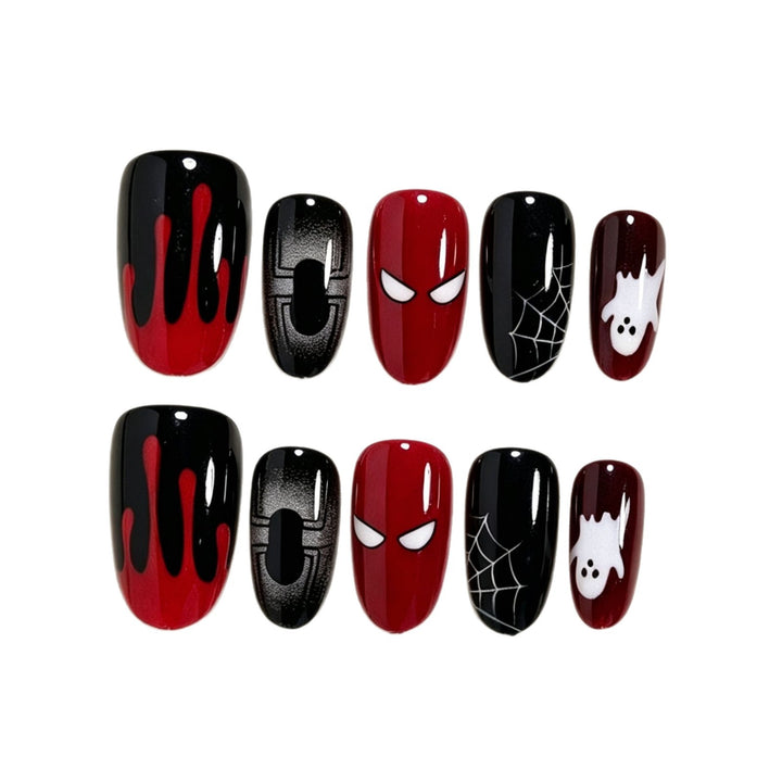 Halloween Themed Press-On Nail Art Set Kalsten