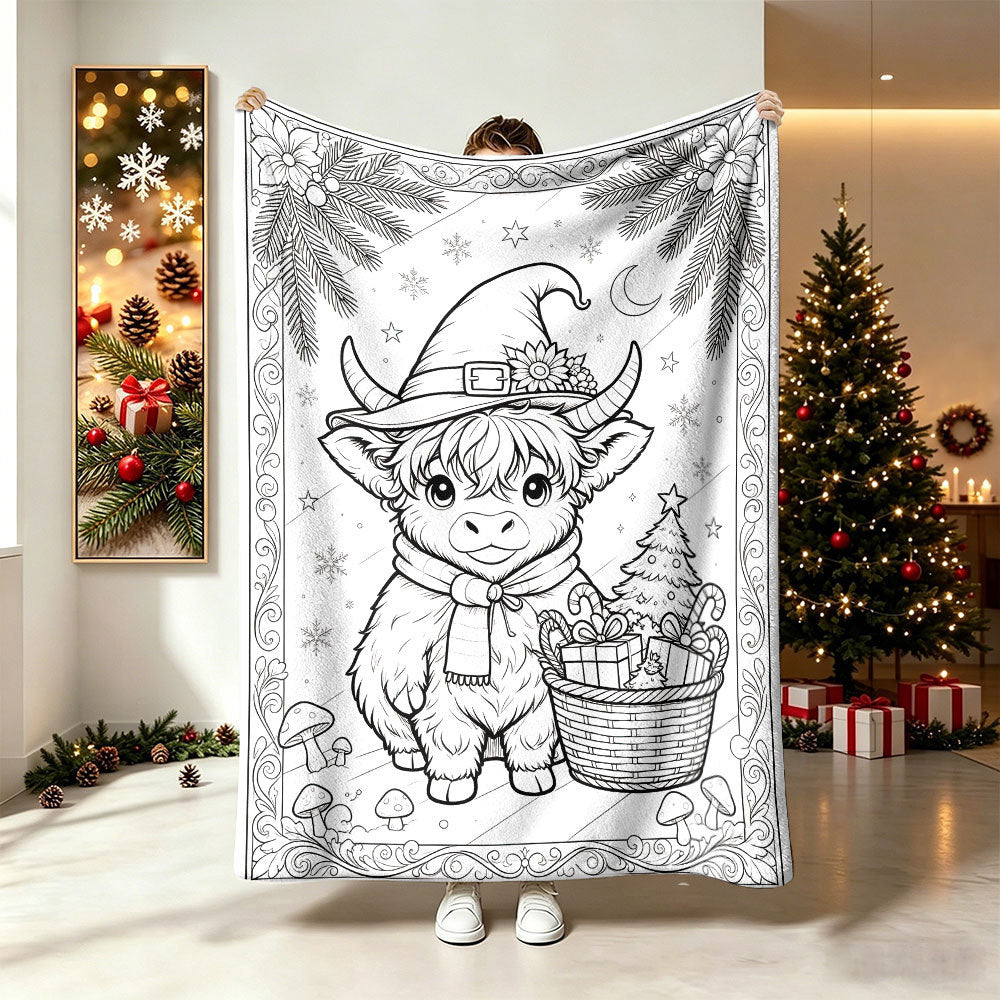 Cozy Artistic Animal Print Blanket