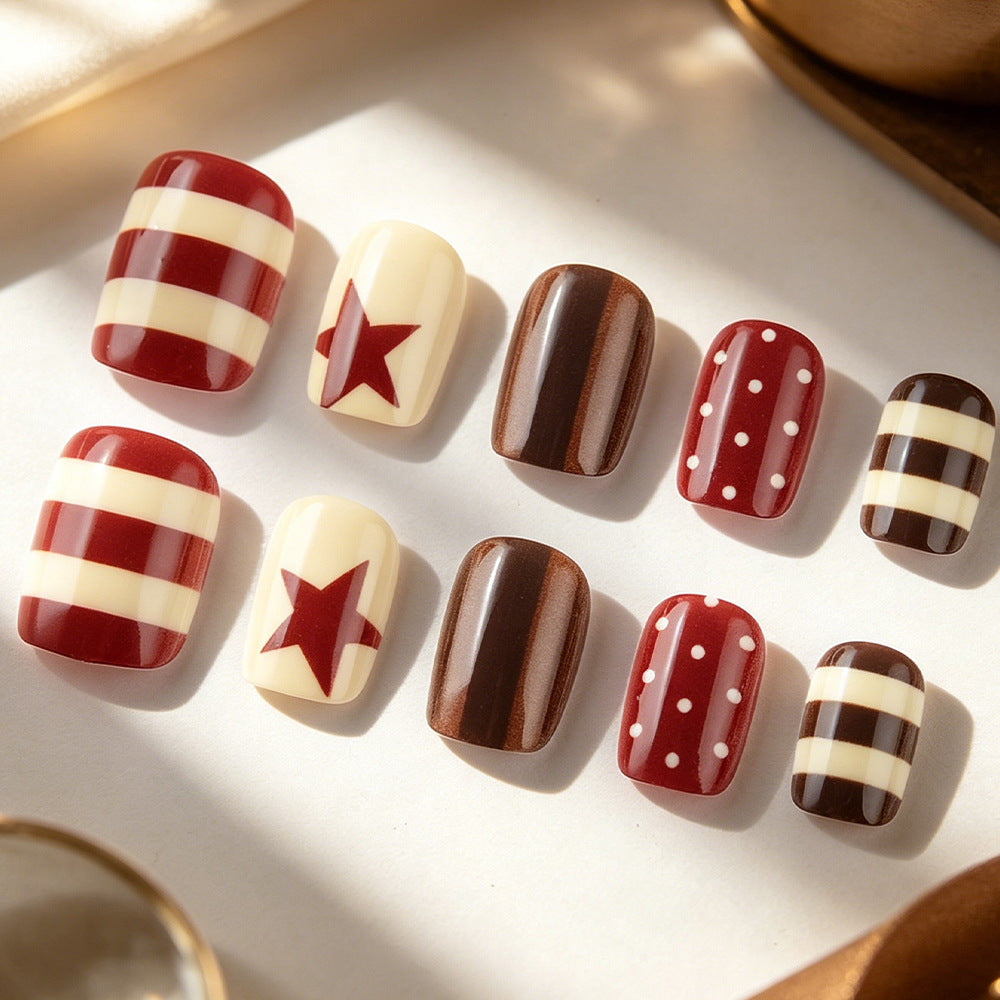 Festive Geometric Nail Art Set Kalsten