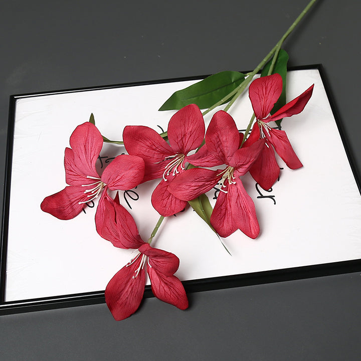 Elegant Faux Orchid Floral Stems