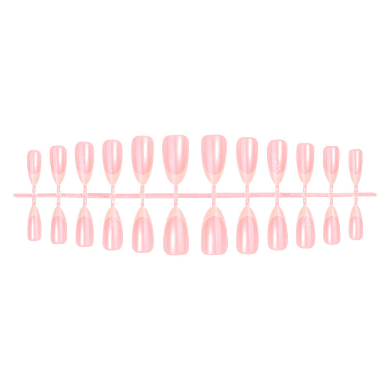 Elegant French Tip Press-On Nails Kalsten