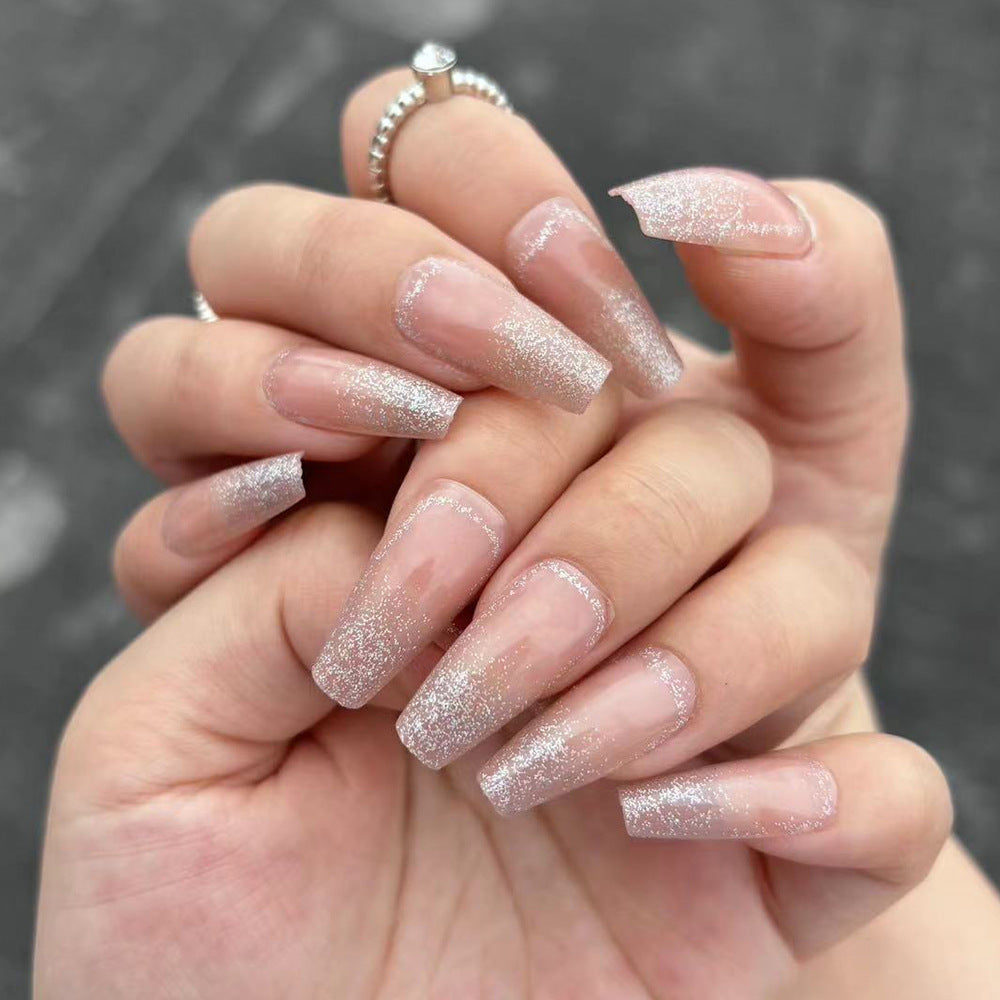 Glittery Long-Lasting Press-On Nails Kalsten