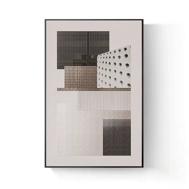 Geometric Abstract Framed Wall Art