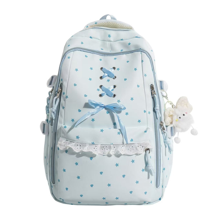 Backpack with Playful Star Motif and Elegant Details Kalsten