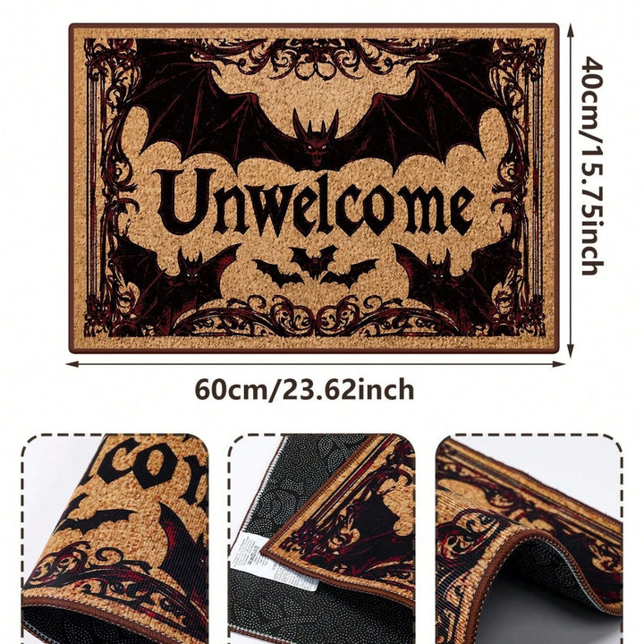 Floral Themed Welcome Mat Kalsten
