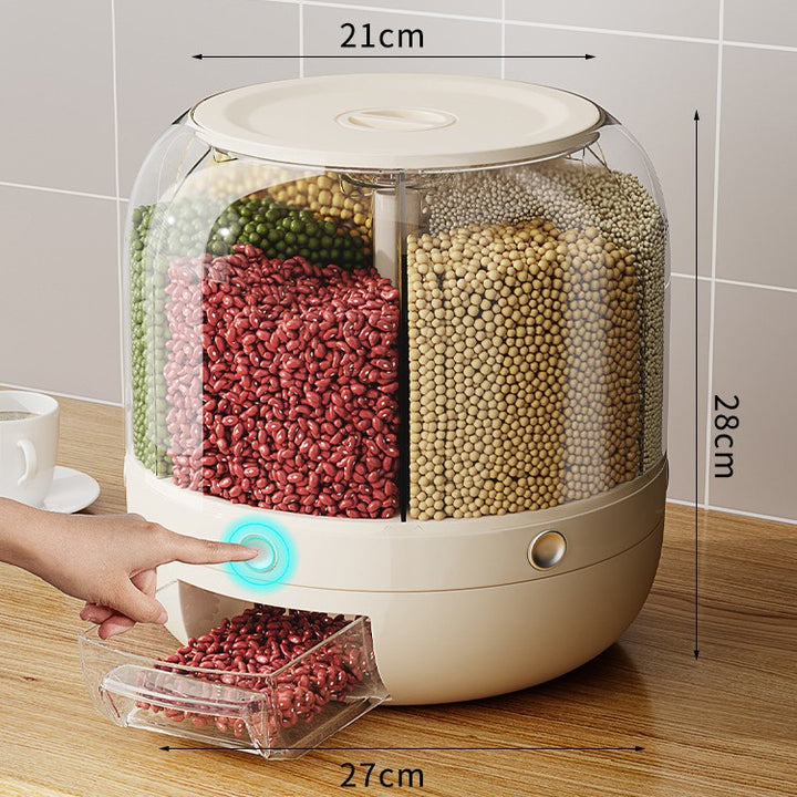 Smart Multi-Compartment Grain Storage Container Kalsten