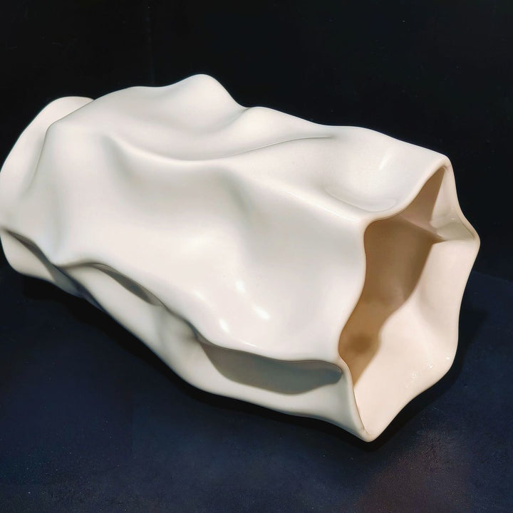 Sculptural Design Ceramic Vase