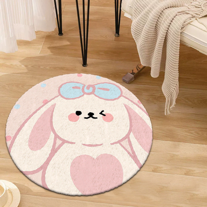 Educational Alphabet Round Rug