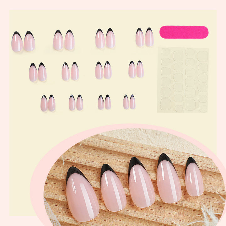 Elegant Pointed Press-On Nail Art Set Kalsten