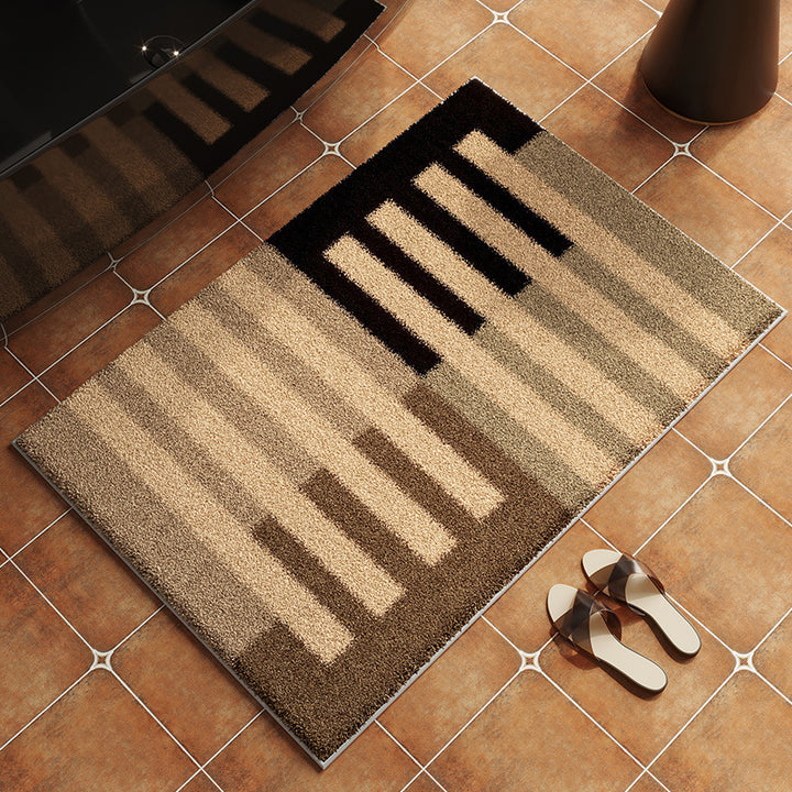 Geometric Patterned Non-Slip Bath Mat Kalsten