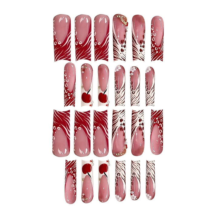 Decorative Press-On Nail Set Kalsten