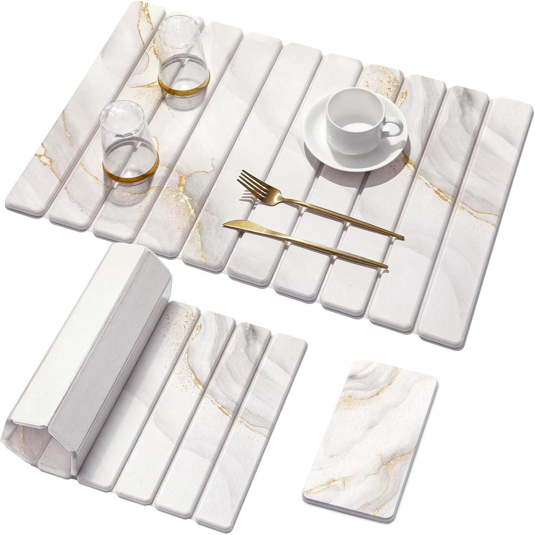 Elegant Marble Design Kitchen Placemats