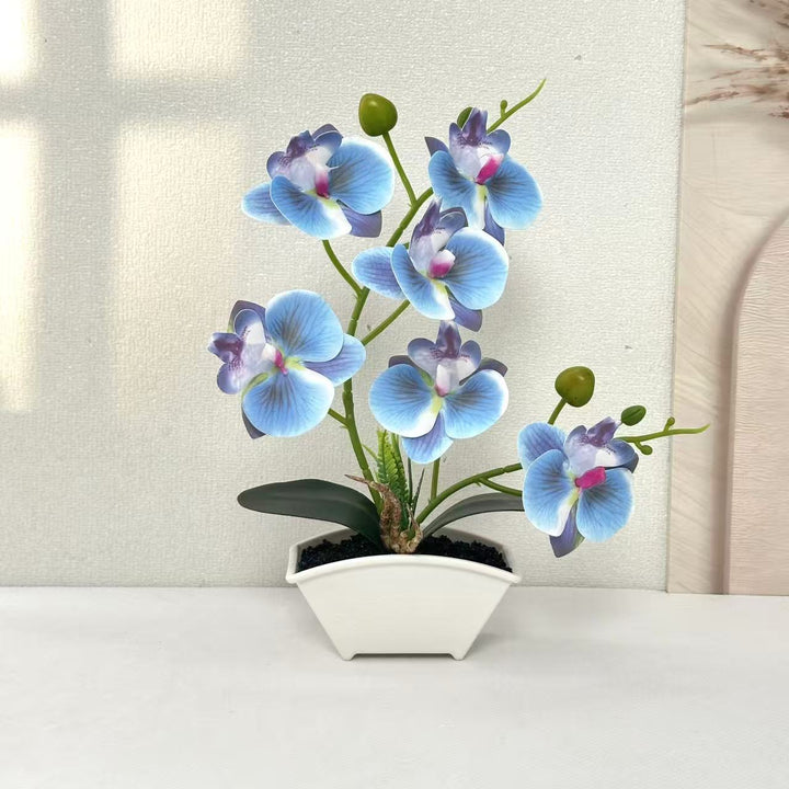 Elegant Artificial Orchid Plant for Indoor Home Decor