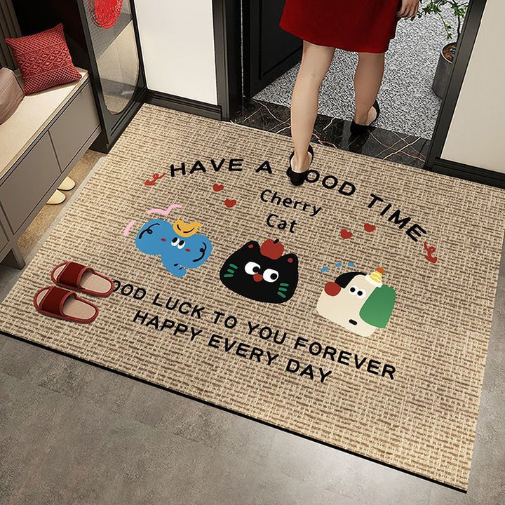 Playful Cat-Themed Mat